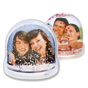 Bola acrílica con doble foto