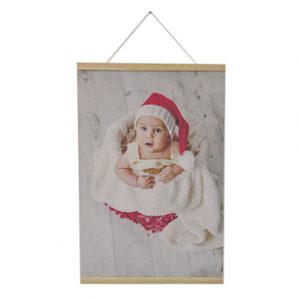 Cuadro rústico con tela de lienzo