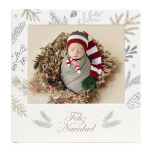 Imán 14x14cm navideño con 1 fotos de 11x9cm