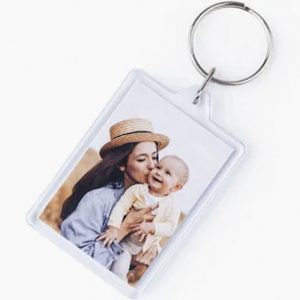 Llavero de metacrilato personalizado a doble cara