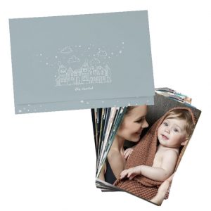 Pack sobre navideño + 10 fotos 15x20cm