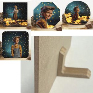 Portas de madera o PVC con formas y distintas medidas