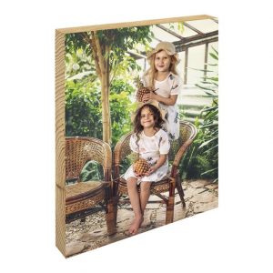 Taco de madera sobremesa